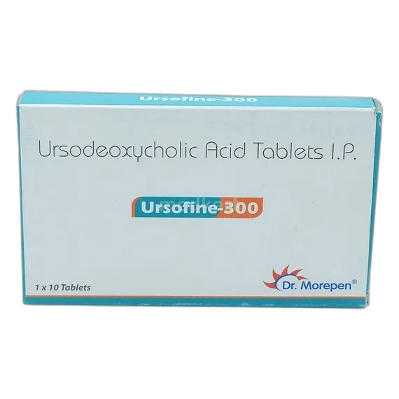 ursofine 300mg tablet 10's